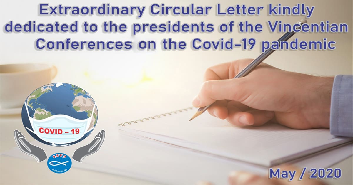 SSVP President General Issues an Extraordinary Circular Letter on the Covid-19 Pandemic