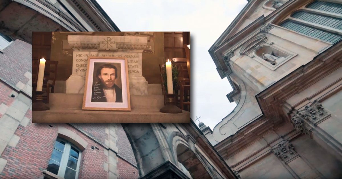Visit to the Tomb of Frederic Ozanam (video)