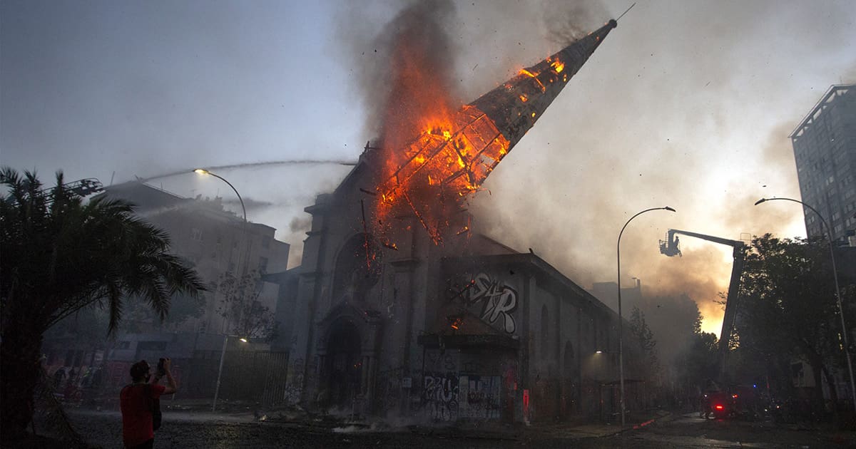 Fires at Churches are a Threat to the Expression of Religious Freedom