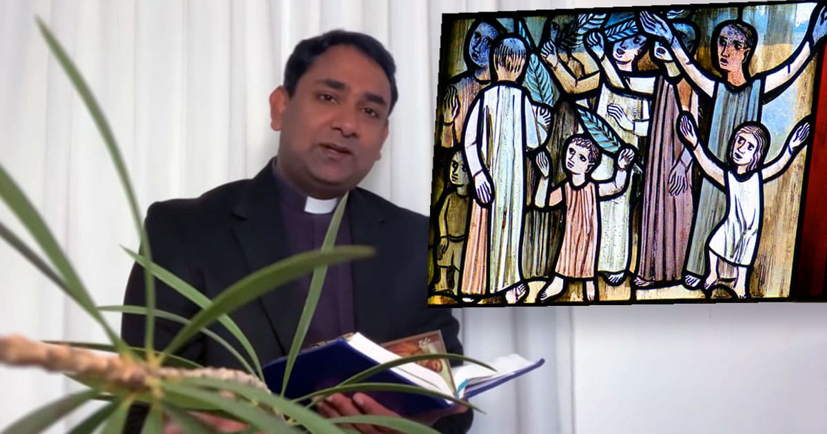 Palm Sunday Reflection by Fr. Rojan George, V.C. (Video)