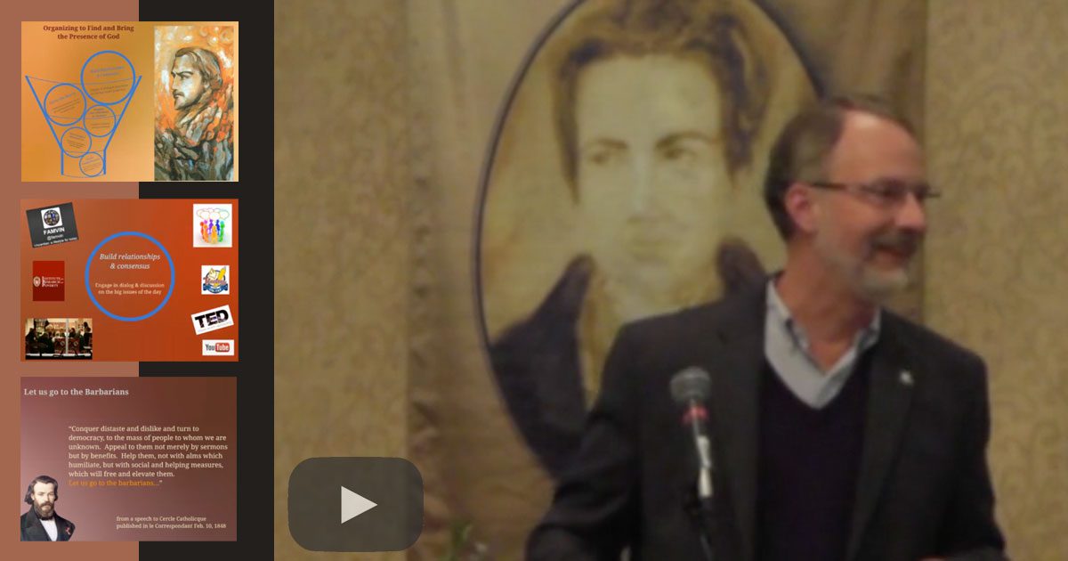 Frederic Ozanam… Actively Engaged… Charity and Justice