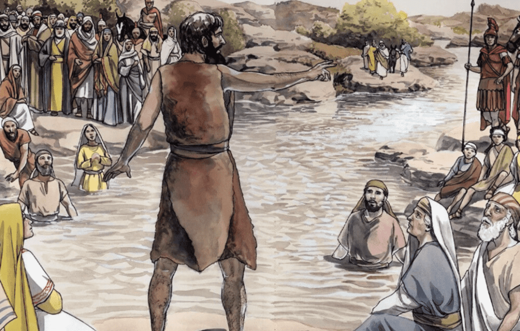 john the baptist baptizing people