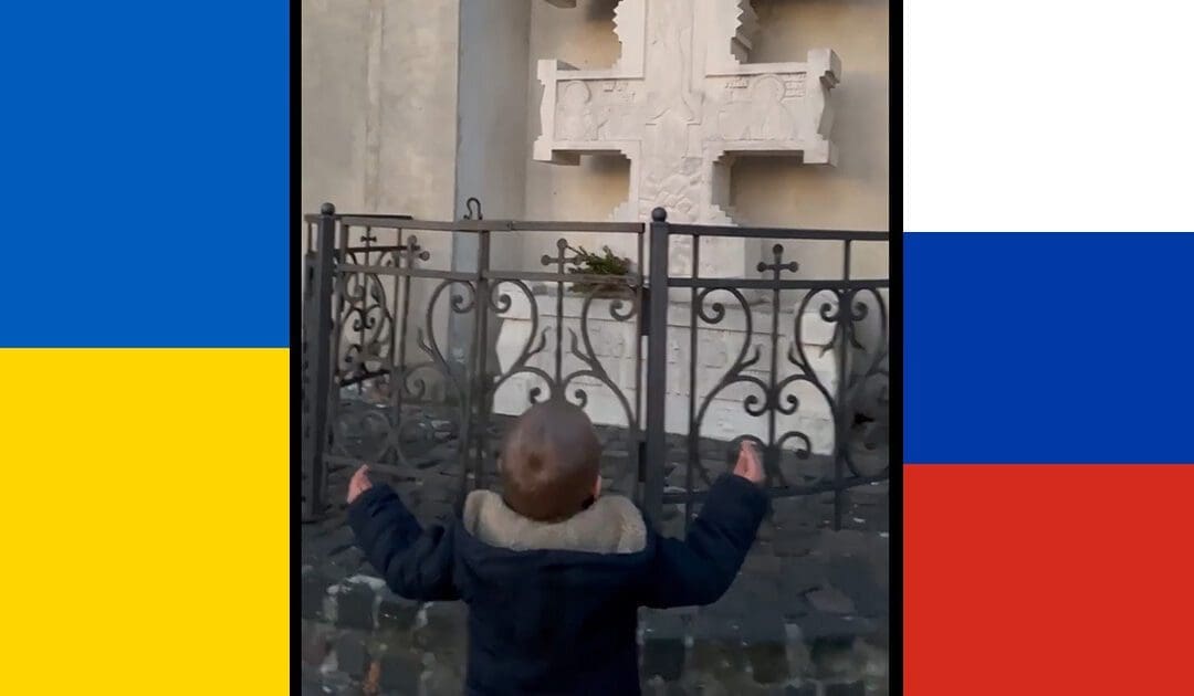 Images of Hope: a Ukrainian Child Prays for Peace