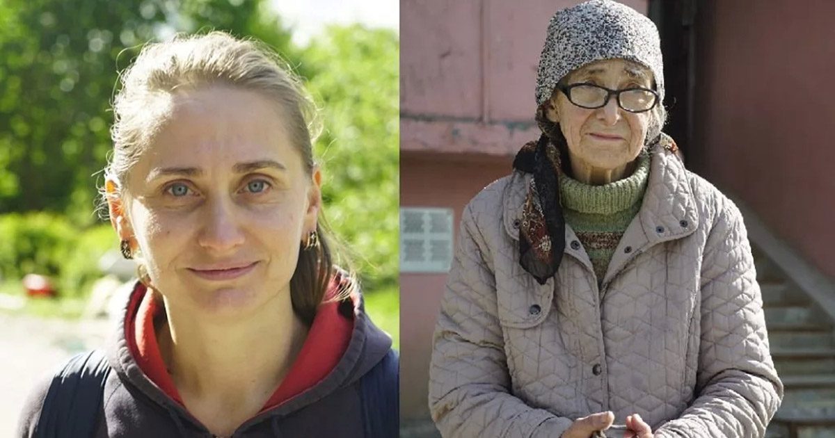 Meet Nadia, who receives Depaul food baskets, and volunteer Mikhaila