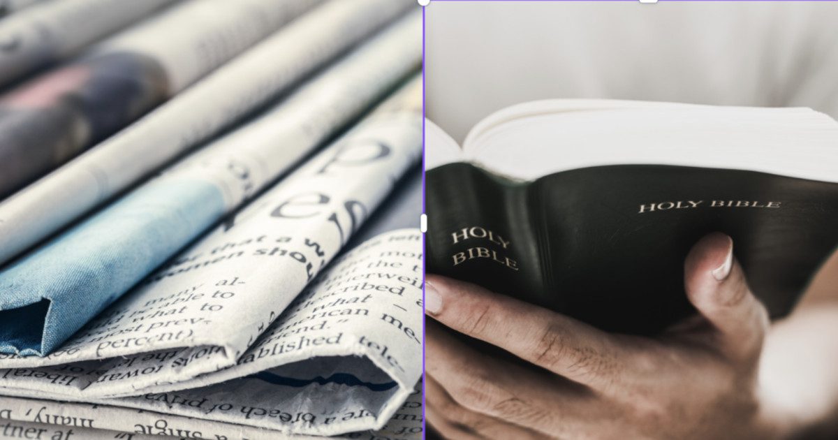 Have You Tried Praying the News?