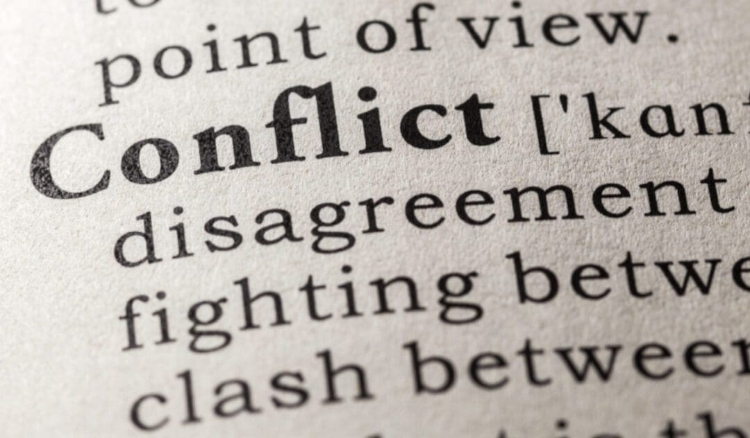 How do you handle conflict? An Examination of Conscience.