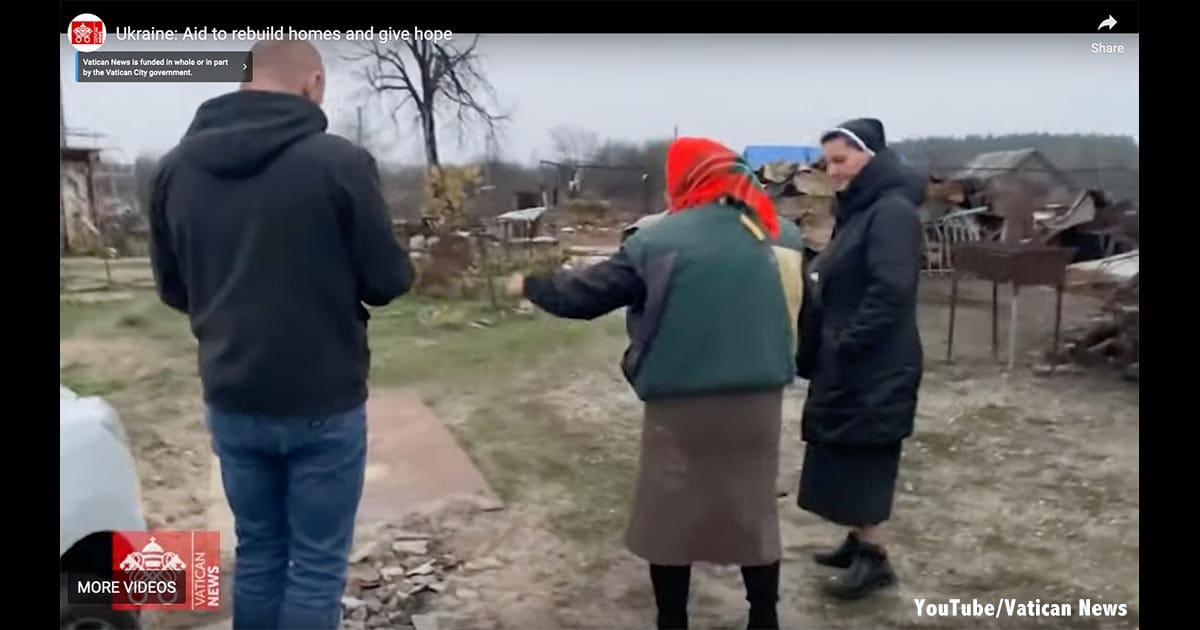 The Nun Rebuilding Homes and Hope in Ukraine