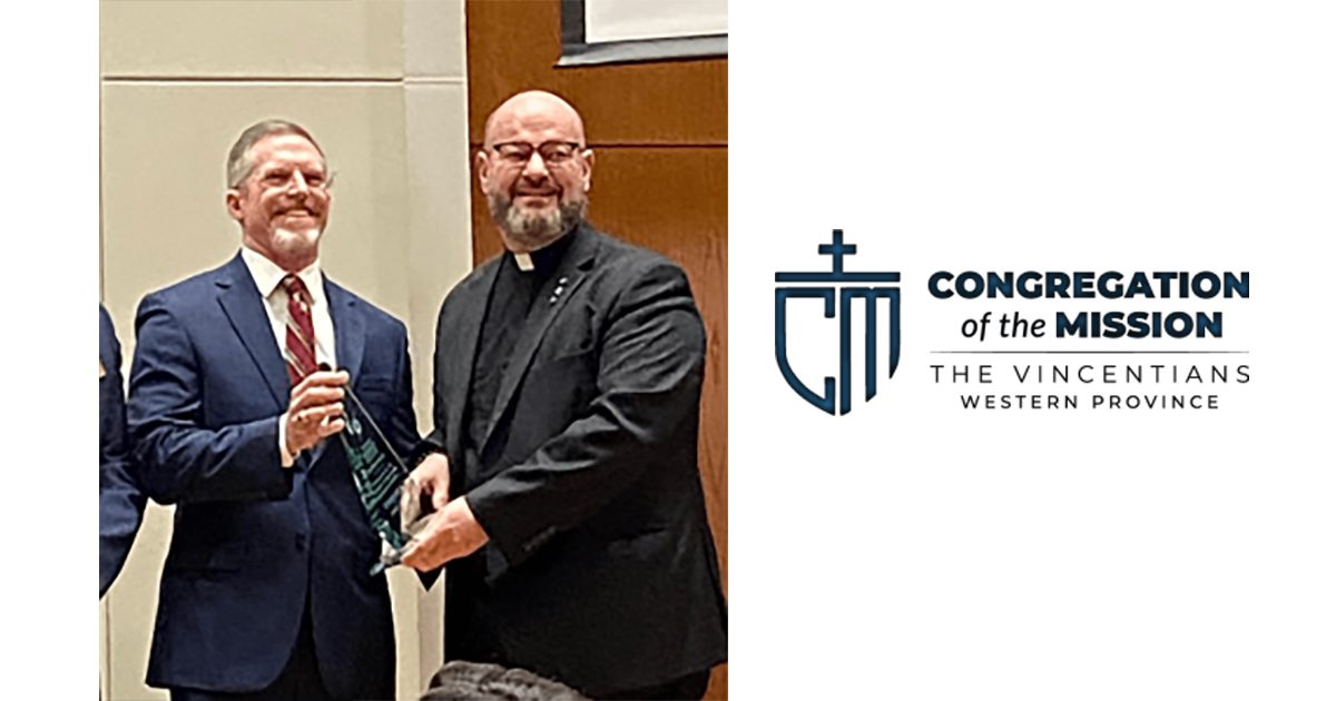 Fr. Fausz Awarded for Community Service