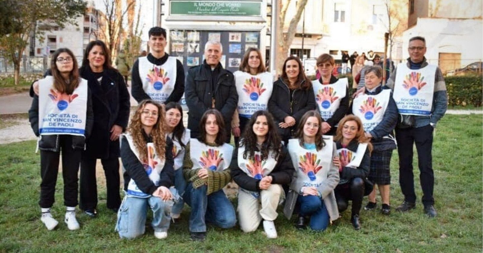 Terni, Italy: Inauguration of an informational panel (an artistic work) on peace: “Free to dream, free to grow”