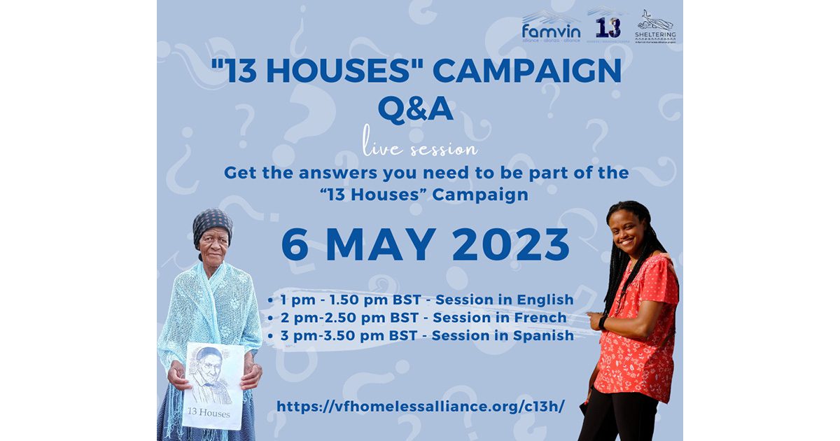 13 Houses Campaign: Q&A Live Session, May 6, 2023
