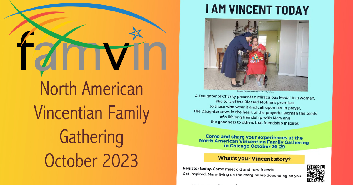 Vincentian Family In North America Meet This October! Get Your Printable Flyer “I Am Vincent Today”