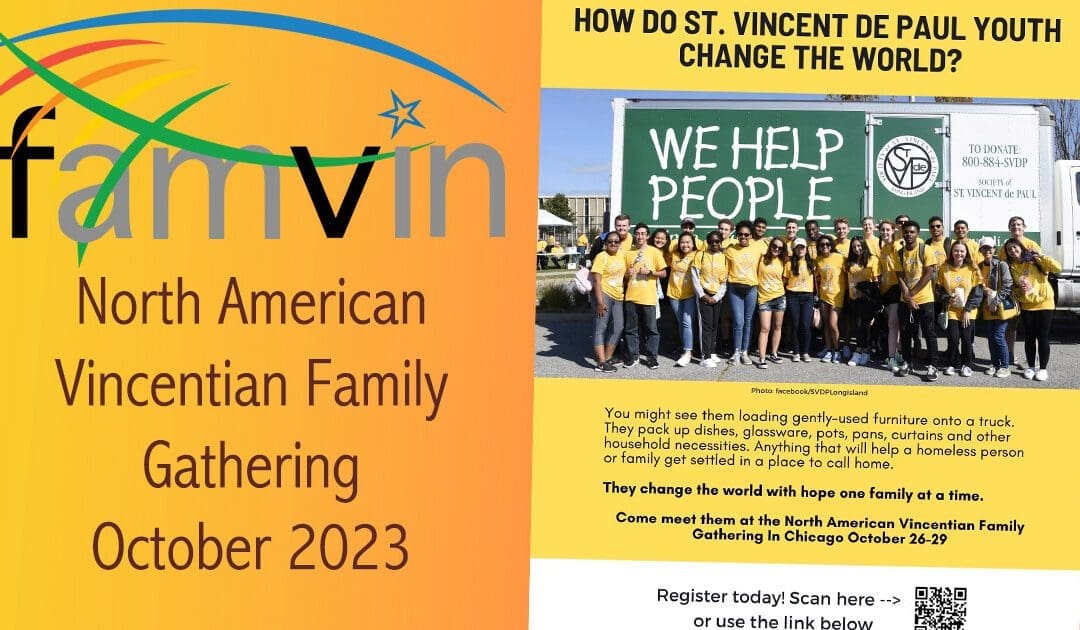 Register for North American Vincentian Family Gathering, October 26-29 – New Flyer