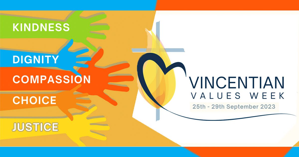 Happy Vincentian Values Week! From Daughters of Charity Services