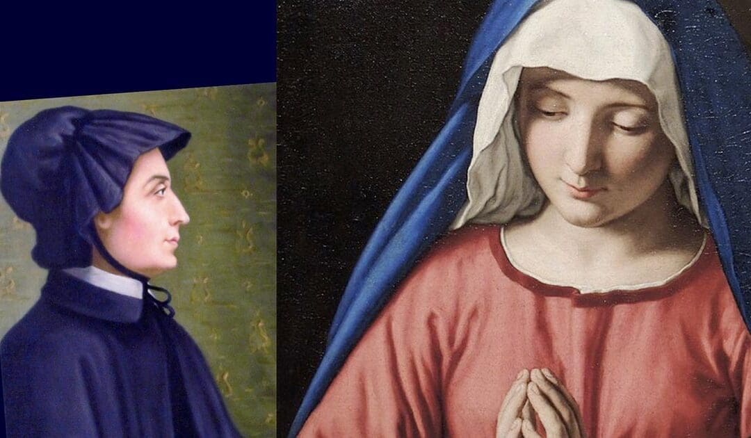 St. Elizabeth Ann Seton and the Blessed Virgin Mary