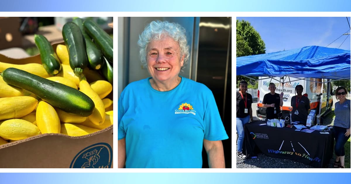 Ladies of Charity of Calvert County Host Mobile Health Unit and Provide Fresh Produce for Those in Need