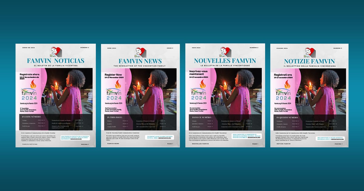 Third Issue of Famvin Newsletter Is Now Available!