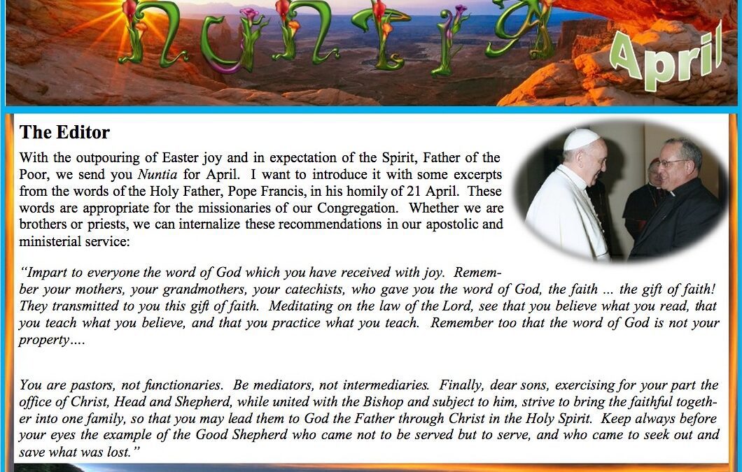 NUNTIA – Newsletter of the Congregation of the Mission