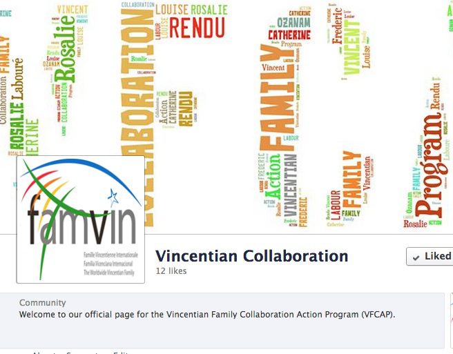 Vincentian Family Collaboration Project on Facebook