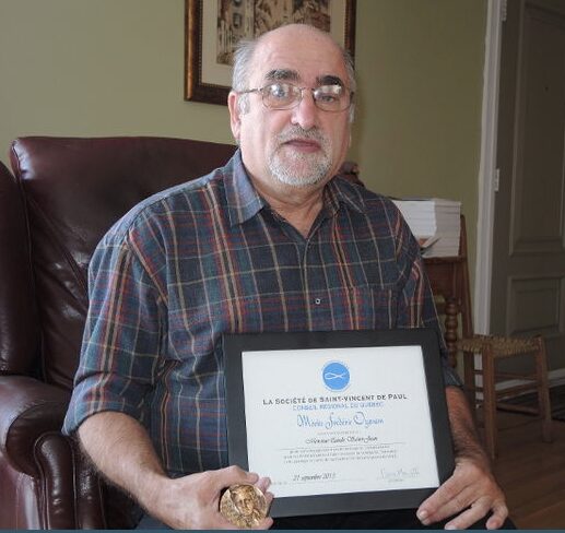 Quebec SVDP President honored