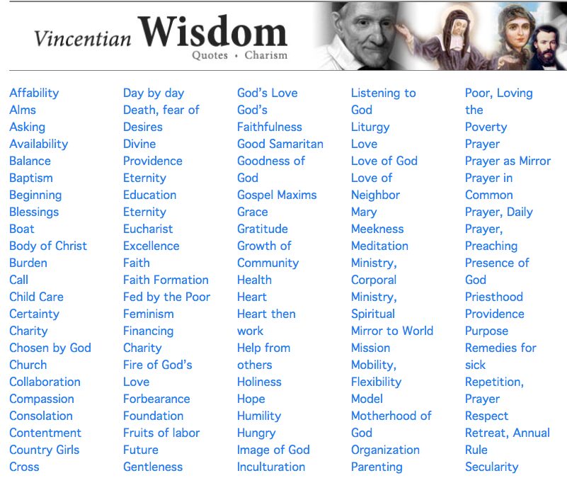 Looking for Vincentian Quotes?