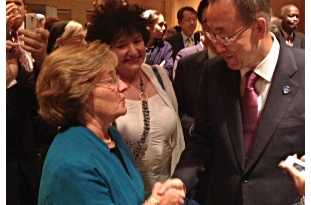 Ladies of Charity  with UN Secretary General