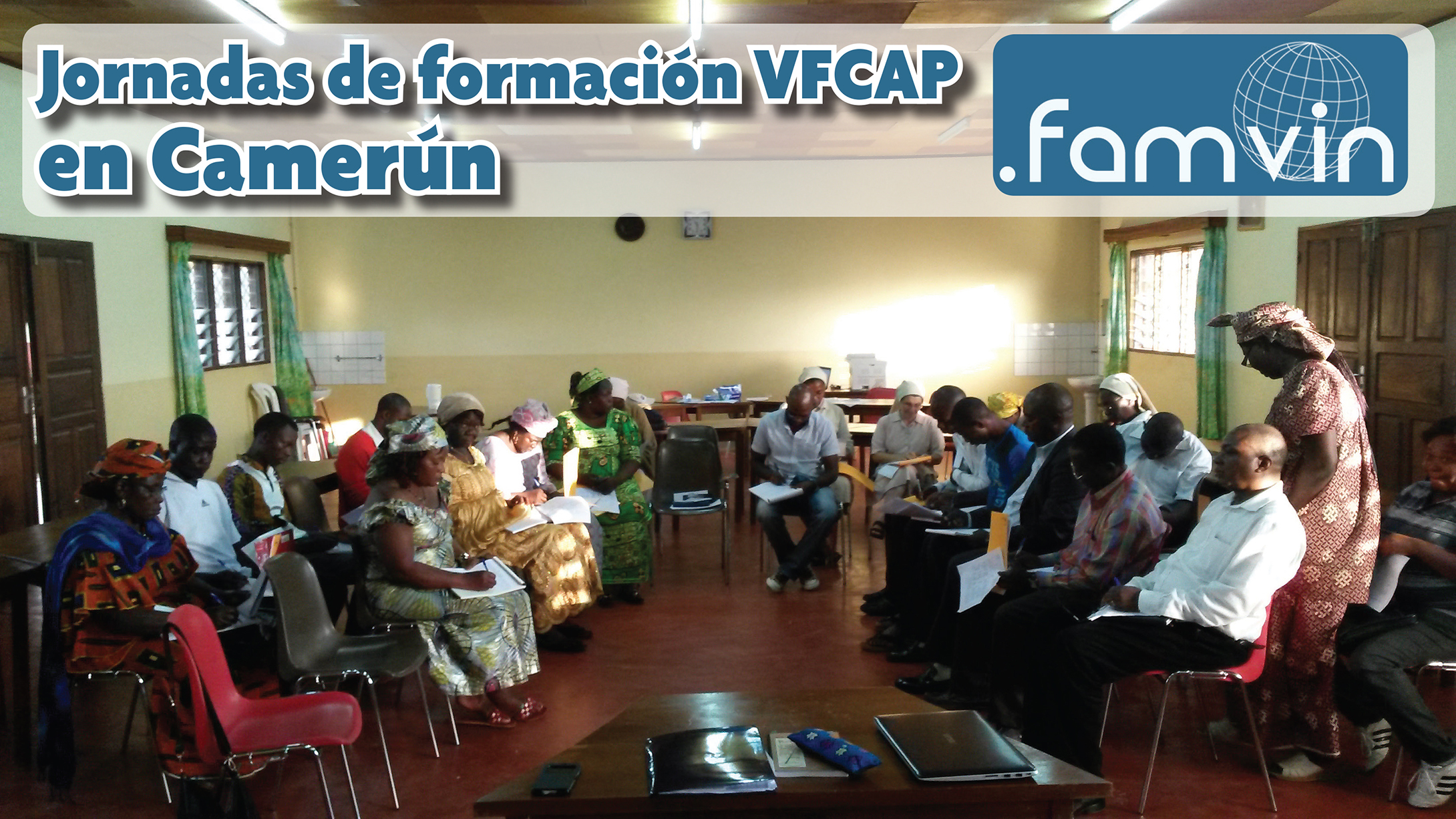 Sesión VFCAP en Camerún. Primera jornada