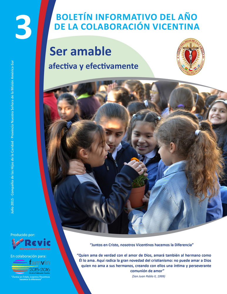 Boletín informativo REVIC nº 3 sobre el año de la colaboración vicentina