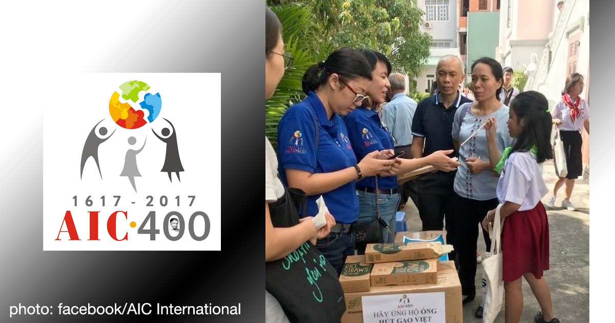 Las voluntarias de AIC en Vietnam trabajan para reducir los residuos de plástico