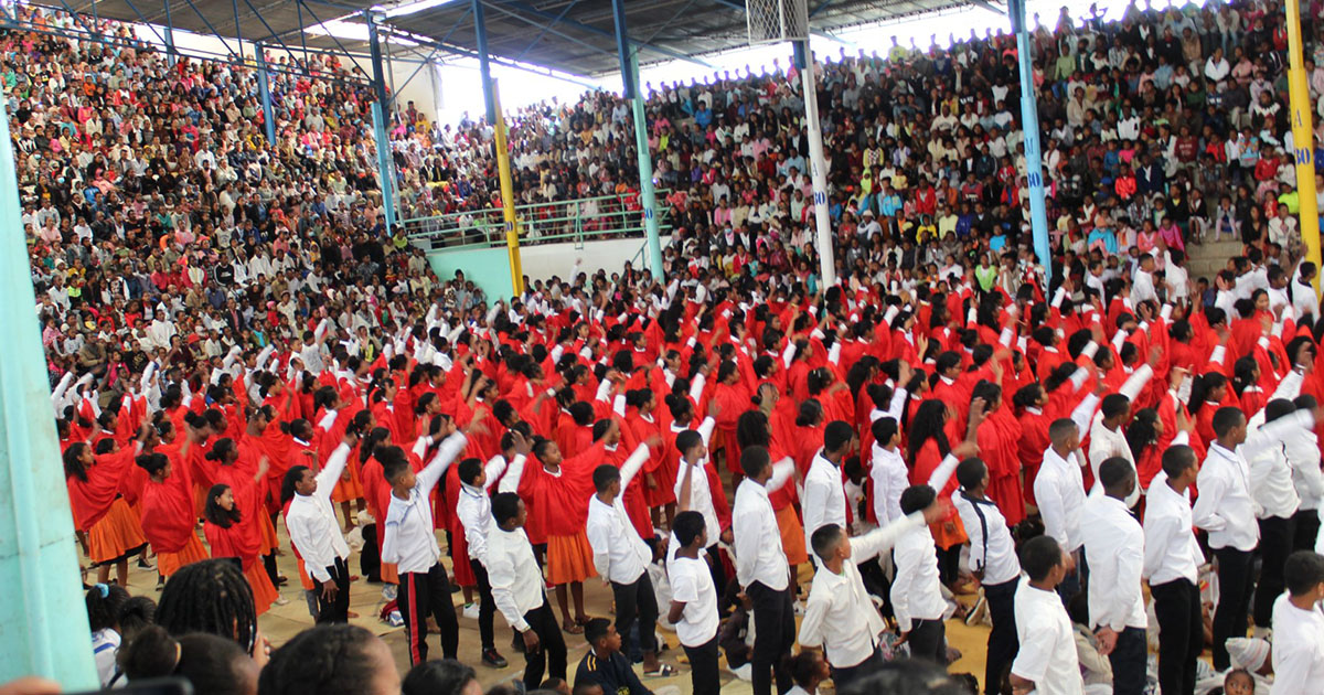Celebración del 35 aniversario de Juventud Mariana Vicenciana en la diócesis de Antananarivo