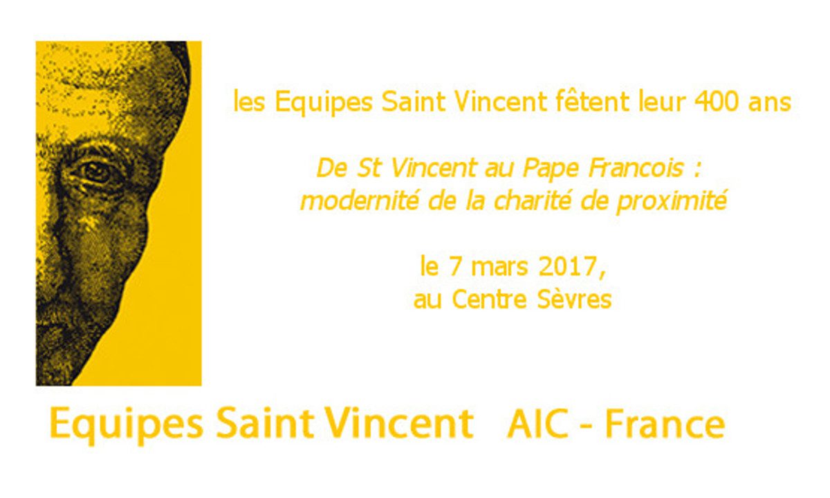 « De St Vincent au Pape François : modernité de la charité de proximité »