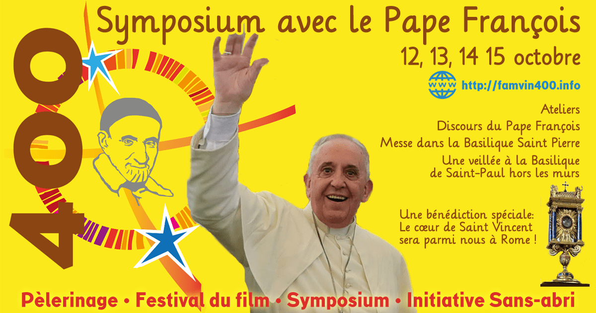 Ecoles secondaires vincentiennes: Venez au symposium Symposium! #famvin400