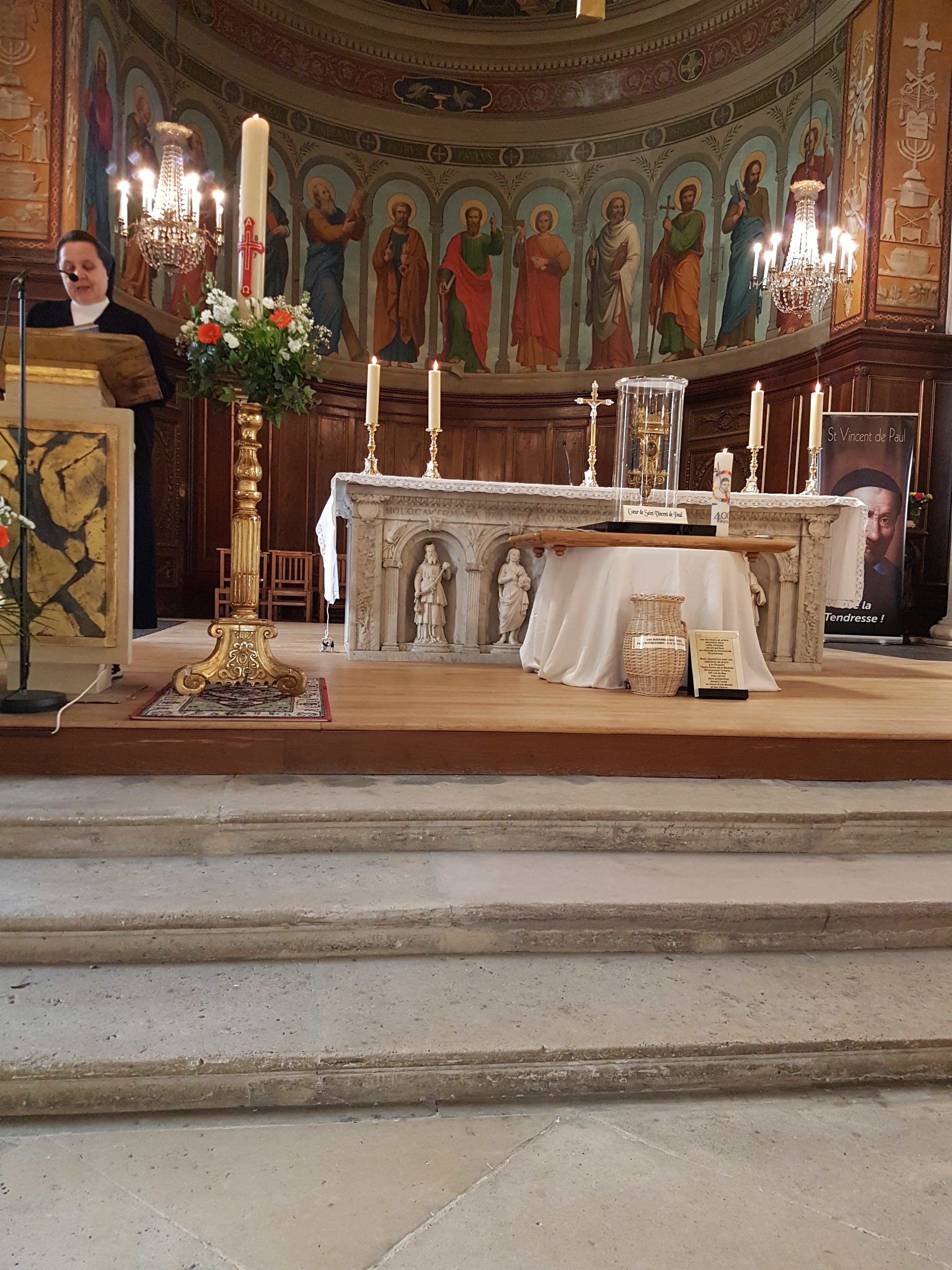 Visite du Cœur de Saint Vincent à Versailles