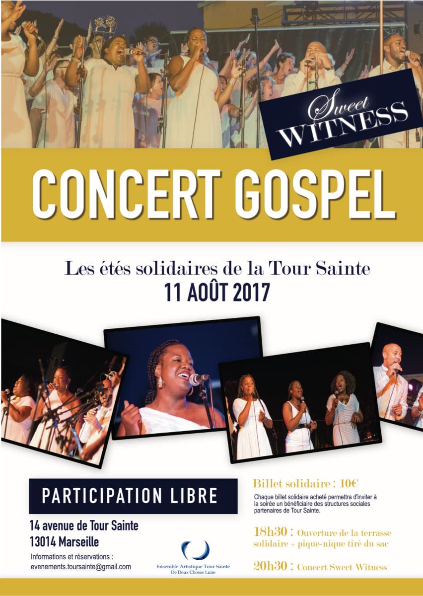 Grand concert Gospel avec Sweet Witness
