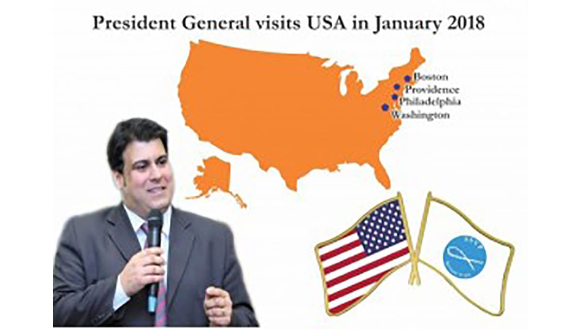 Le Président Général en visite aux Etats Unis au mois de janvier