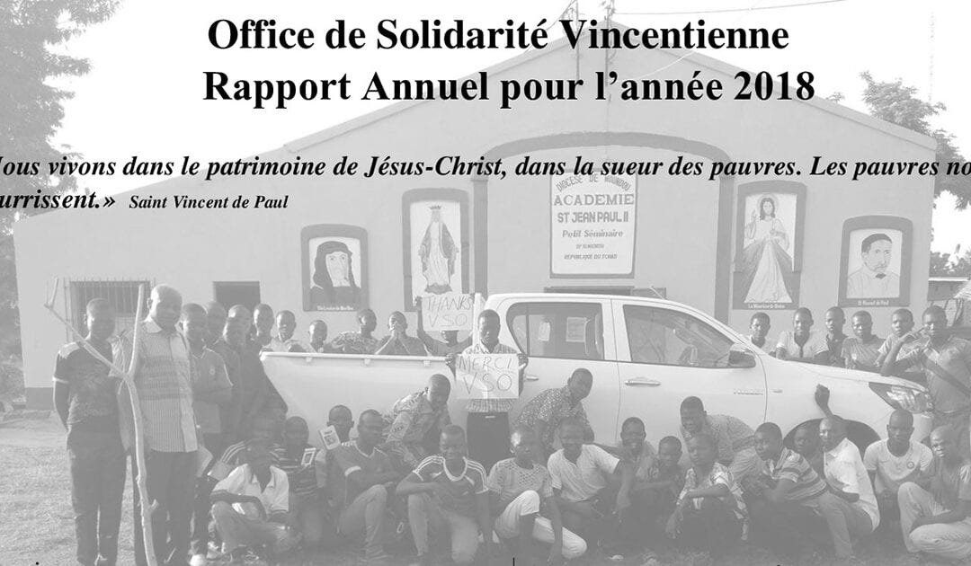 Office de Solidarité Vincentienne – Rapport Annuel pour l’année 2018