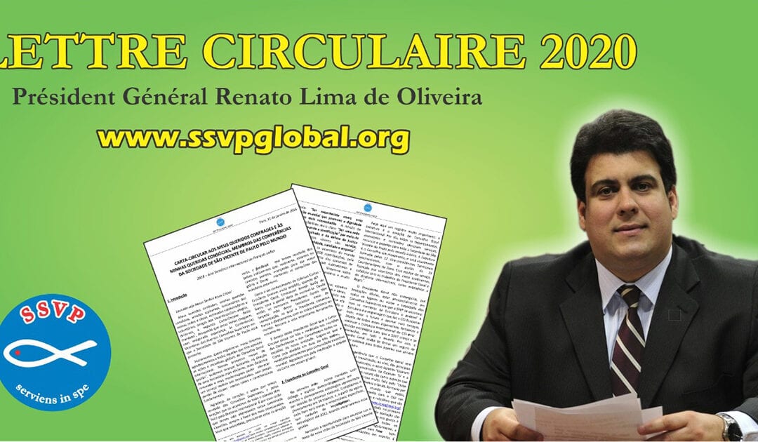 Lettre circulaire 2020 du Président Général de la Société de Saint-Vincent-de-Paul