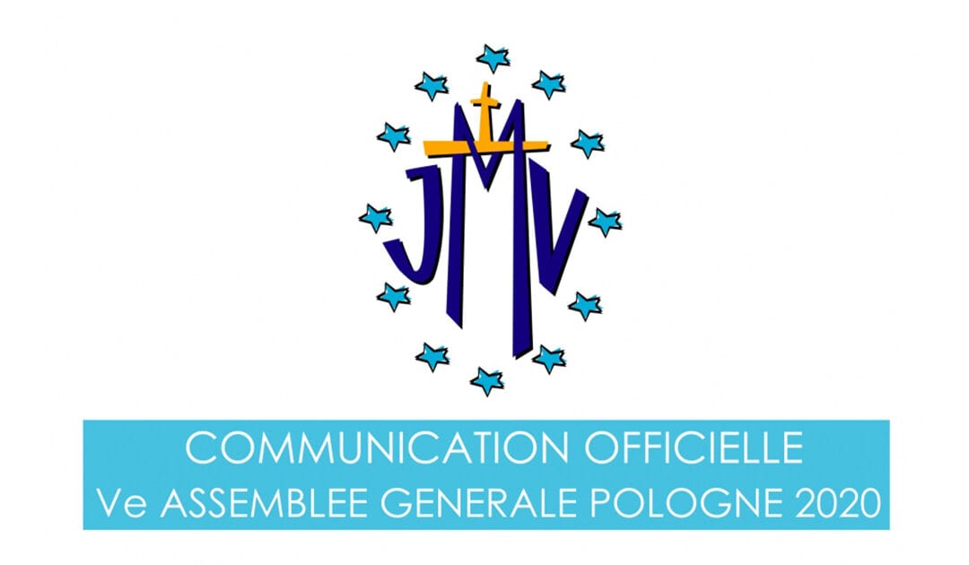 Communication Officielle Ve Assemblee Generale de la JMV, Pologne 2020