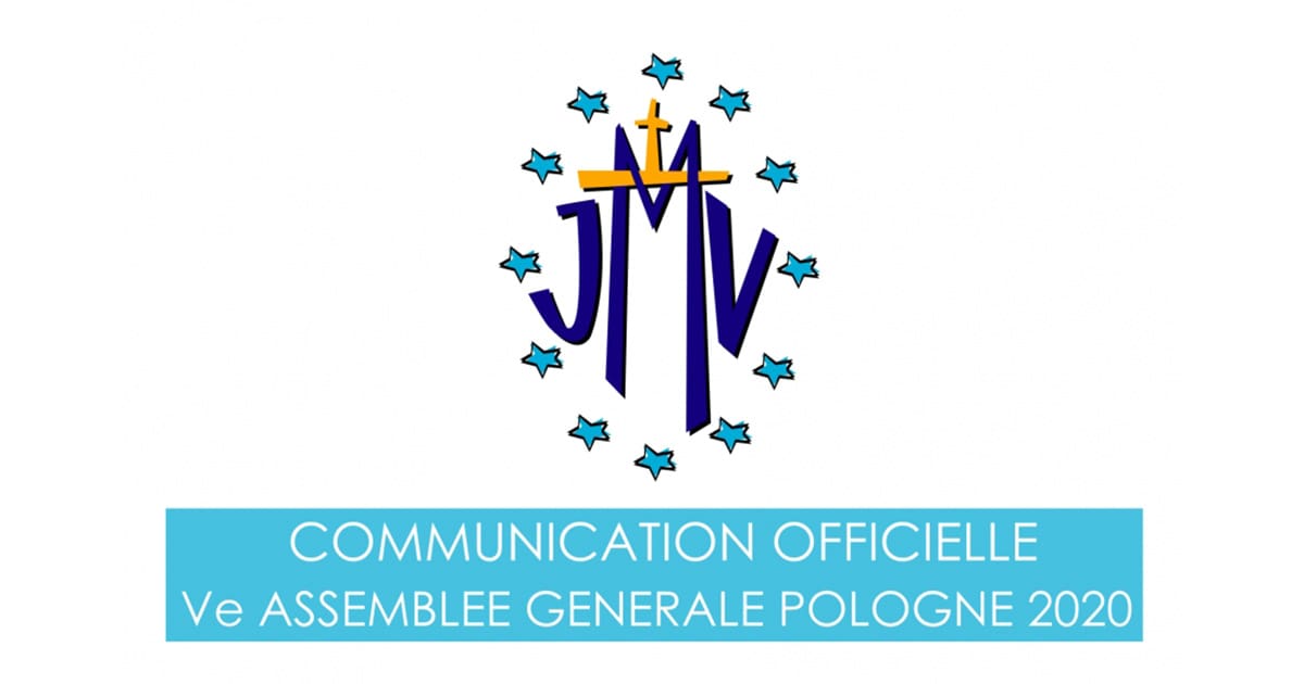 Communication Officielle Ve Assemblee Generale de la JMV, Pologne 2020