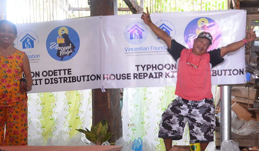 La Famille Vincentienne aide les familles à reconstruire leur vie aux Philippines