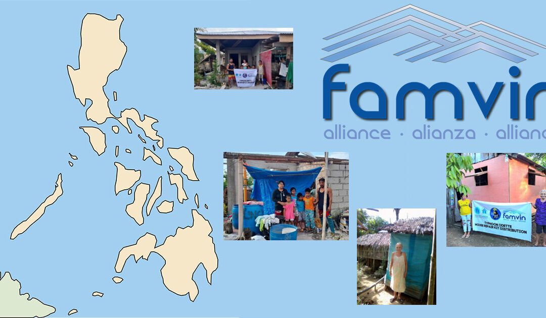 Maisons résistantes aux typhons et trousses de réparation : une mise à jour sur la réponse vincentienne aux Philippines