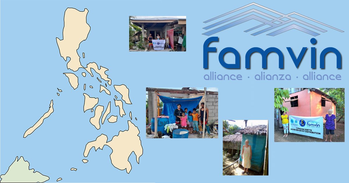 Maisons résistantes aux typhons et trousses de réparation : une mise à jour sur la réponse vincentienne aux Philippines