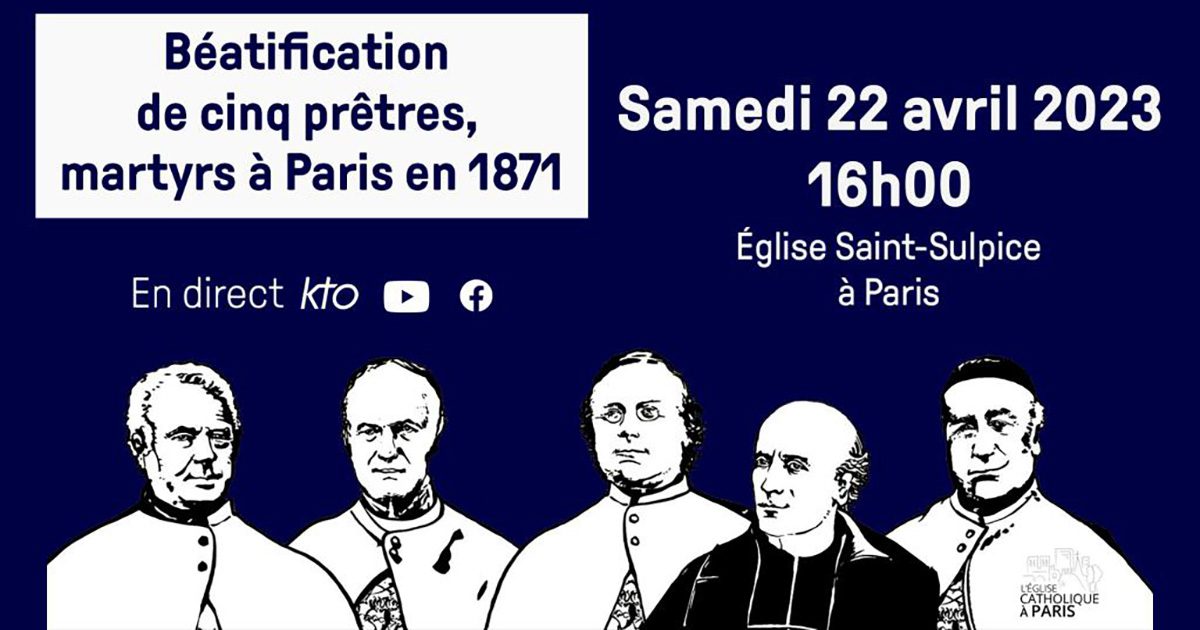 Béatification d’Henri Planchat, religieux de Saint-Vincent-de-Paul, et de 4 autres prêtres, martyrs pendant la Commune