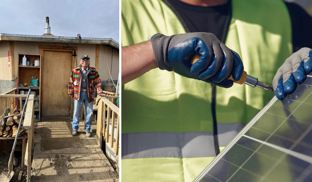 Lutter contre la pauvreté énergétique grâce aux panneaux solaires à Gallup, Nouveau Mexique, USA