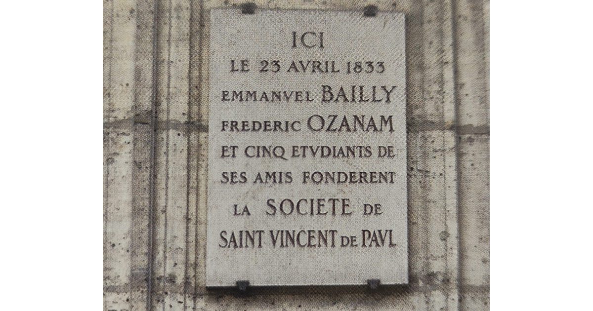 Les débuts de la Société de Saint-Vincent-de-Paul, il y a 191 ans