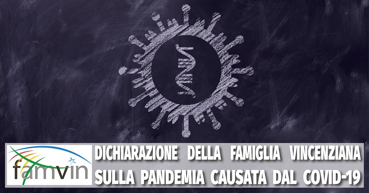 Dichiarazione della Famiglia Vincenziana sulla pandemia causata dal COVID-19