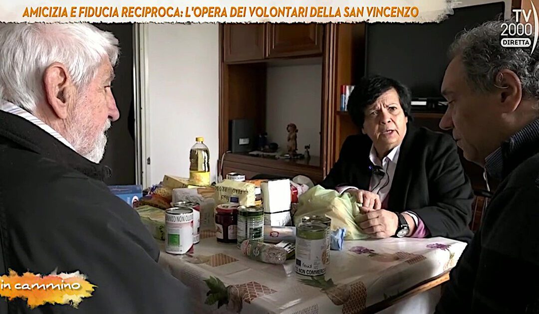 TV2000 trasmette una visita a domicilio della Società di San Vincenzo De Paoli Italiana