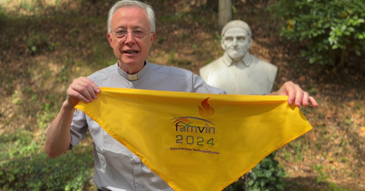 Padre Tomaž Mavrič, C.M. vi invita alla convocazione Famvin 2024 a Roma a novembre