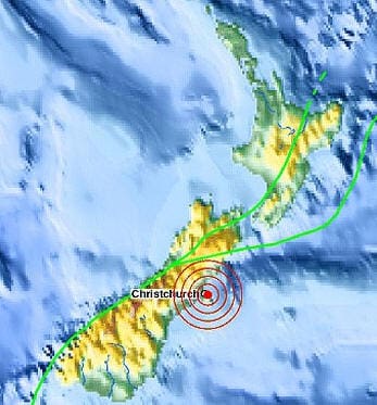 Trzęsienie ziemi w Nowej Zelandii i Rodzina Wincentyńska