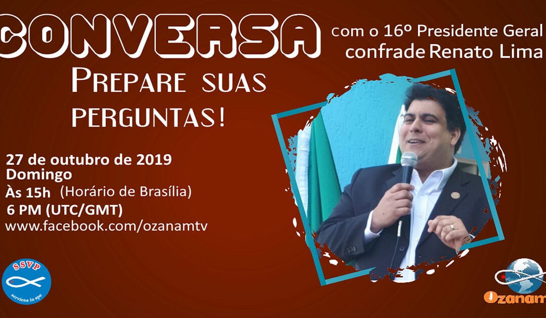 Talk Show com o Presidente Geral da Sociedade de São Vicente de Paulo