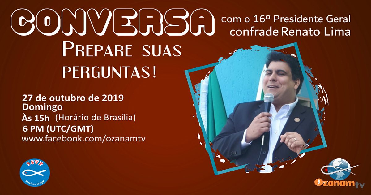 Talk Show com o Presidente Geral da Sociedade de São Vicente de Paulo